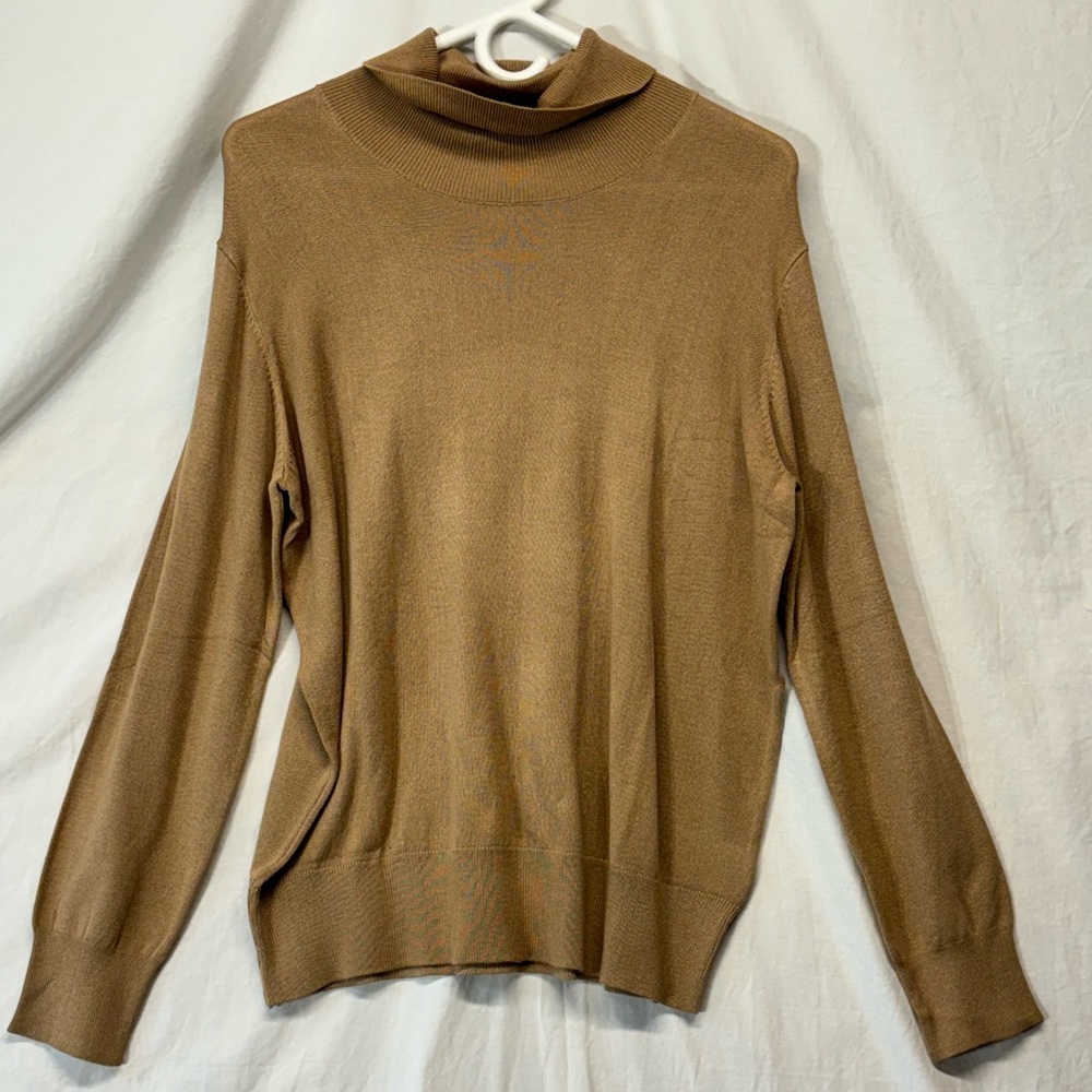 H & M‎ Light Brown Long Sleeve Turtleneck Sweater New with Tags